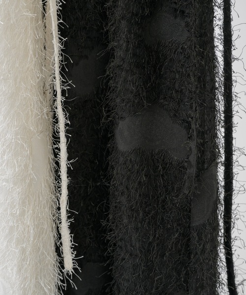 idem(イデム)の「fringe muse jumper skirt/フリンジジャンスカ(ワンピース・レディース・ブラック/アイボリー・FREE)」の22枚目の写真