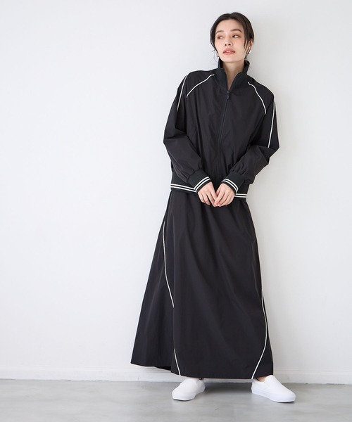 BAYFLOW（ベイフロー）の「トラックラインブルゾン（ブルゾン・レディース・アイボリー/ブラック・FREE）」の21枚目の写真