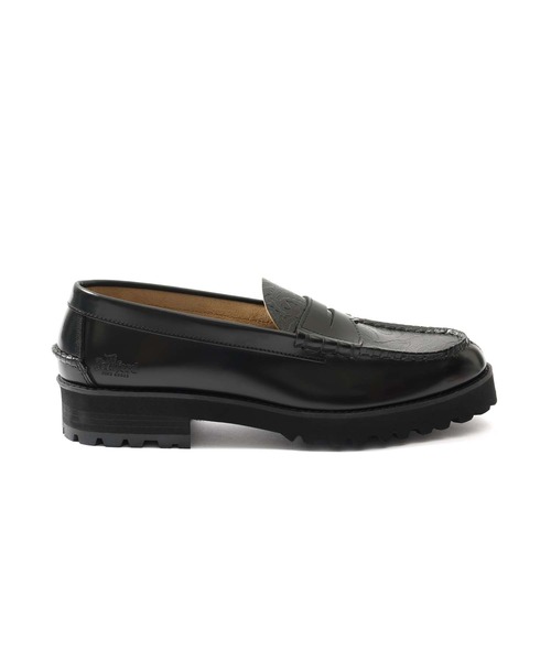 The Kenford Fineshoes(ケンフォードファインシューズ)の「ケンフォード ファインシューズ レディース K205 厚底タンクソール コインローファー(ローファー・レディース・ブラック・23/24.5/23.5/25/24)」の3枚目の写真