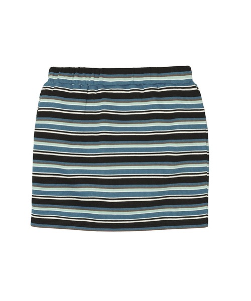 X-girl（エックスガール）の「STRIPED S/S TOP AND SKIRT SET UP（ワンピース・レディース・ブラック/ブルー/ブラウン・M/S）」の22枚目の写真