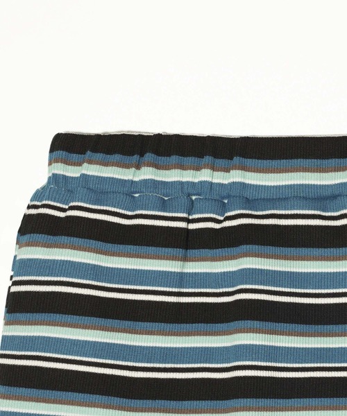 X-girl（エックスガール）の「STRIPED S/S TOP AND SKIRT SET UP（ワンピース・レディース・ブラック/ブルー/ブラウン・M/S）」の11枚目の写真