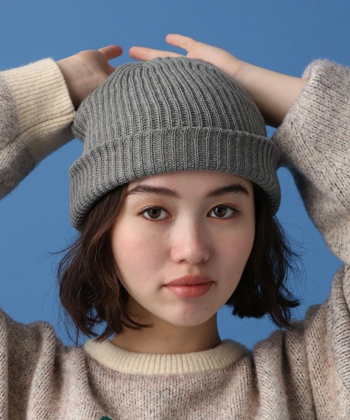 PBLIM（ページボーイリム）の「PBLIM/2wayビーニー（ニットキャップ/ビーニー・レディース・グレー/ブラック・FREE）」の10枚目の写真