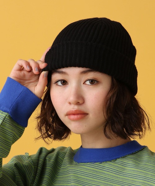 PBLIM（ページボーイリム）の「PBLIM/2wayビーニー（ニットキャップ/ビーニー・レディース・グレー/ブラック・FREE）」の5枚目の写真