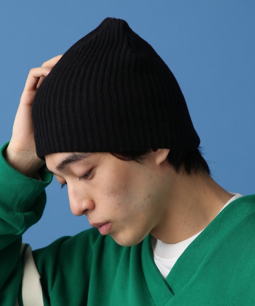 PBLIM（ページボーイリム）の「PBLIM/2wayビーニー（ニットキャップ/ビーニー・レディース・グレー/ブラック・FREE）」の8枚目の写真