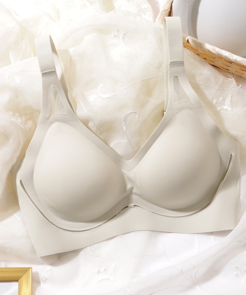 Aubade （75C）ベージュ シームレスブラジャー、限定1点‼️ Aubade （75C）ベージュ シームレスブラジャー、限定1点