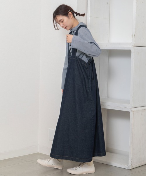 POU DOU DOU（プードゥドゥ）の「サイドリボンジャンパースカート