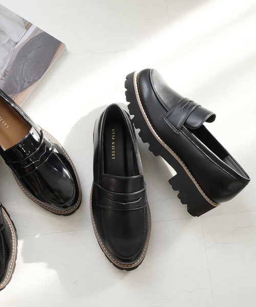 AmiAmi(アミアミ)の「軽量!厚底トラックソールコインローファー(ローファー・レディース・ブラック系その他/ブラック/ブラック系その他2/ブラック系その他3・L/LL/M/S/SS)」の14枚目の写真