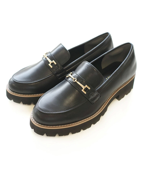 セール】軽量！厚底トラックソールコインローファー（ローファー