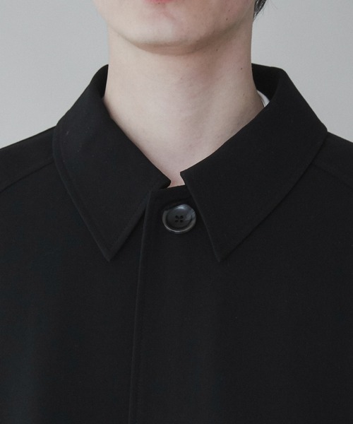 LUCY（ルーシー）の「LUCY/TRルーズステンカラーコート（トレンチコート・メンズ・ブラック・MEDIUM/LARGE）」の17枚目の写真