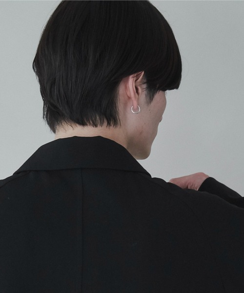 LUCY（ルーシー）の「LUCY/TRルーズステンカラーコート（トレンチコート・メンズ・ブラック・MEDIUM/LARGE）」の14枚目の写真