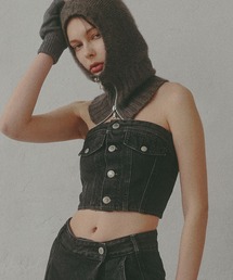 SOMETHING（サムシング）の「atelier SOMETHING デニムビスチェ（ベスト）」