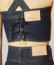 SOMETHING（サムシング）の「atelier SOMETHING デニムビスチェ（ベスト）」