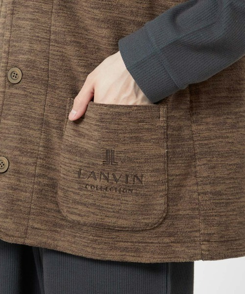 【セール】LANVIN COLLECTION メンズ カチオン染 フリースベスト 54438034(ルームウェア/パジャマ)|LANVIN collection(ランバン コレクション) 【セール】LANVIN COLLECTION メンズ カチオン染 フリースベスト 54438034(ルームウェア/パジャマ)|LANVIN collection(ランバン コレクション)