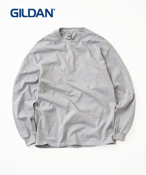 GILDAN（ギルダン）の「【GILDAN/ギルダン】6.0oz ロングスリーブ スーパービッグTシャツ2（Tシャツ/カットソー・メンズ・ダークグリーン/チョコ/ベージュ/ダークグレー/ライトグレー/ブルー系その他/マルーン/スモークグレー・L/3L/LL）」の3枚目の写真