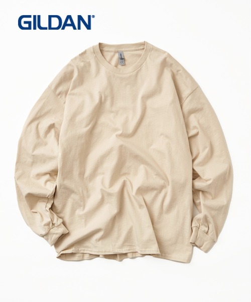 GILDAN（ギルダン）の「【GILDAN/ギルダン】6.0oz ロングスリーブ スーパービッグTシャツ2（Tシャツ/カットソー・メンズ・ダークグリーン/チョコ/ベージュ/ダークグレー/ライトグレー/ブルー系その他/マルーン/スモークグレー・L/3L/LL）」の5枚目の写真