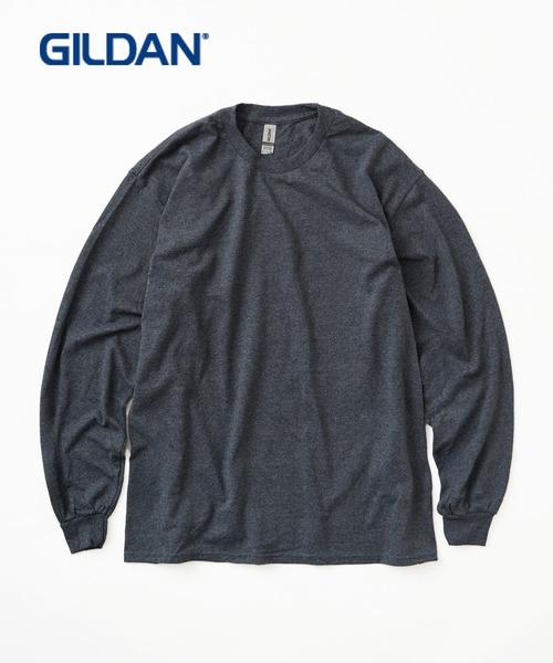 GILDAN（ギルダン）の「【GILDAN/ギルダン】6.0oz ロングスリーブ スーパービッグTシャツ2（Tシャツ/カットソー・メンズ・ダークグリーン/チョコ/ベージュ/ダークグレー/ライトグレー/ブルー系その他/マルーン/スモークグレー・L/3L/LL）」の2枚目の写真