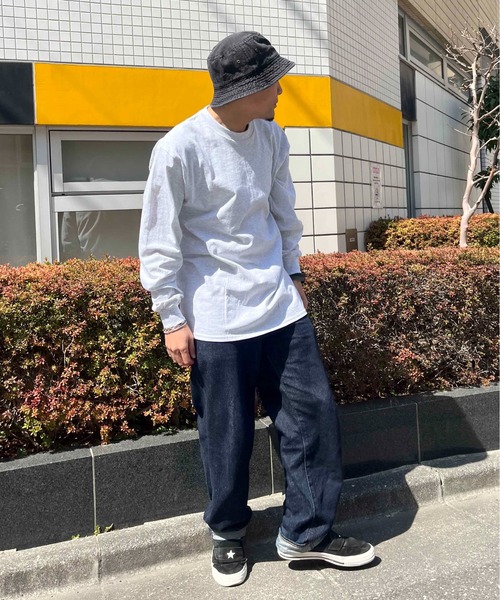 GILDAN（ギルダン）の「【GILDAN/ギルダン】6.0oz ロングスリーブ スーパービッグTシャツ2（Tシャツ/カットソー・メンズ・ダークグリーン/チョコ/ベージュ/ダークグレー/ライトグレー/ブルー系その他/マルーン/スモークグレー・L/3L/LL）」の14枚目の写真