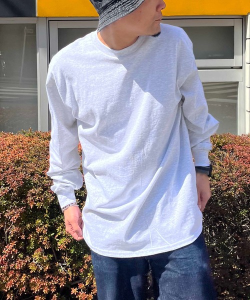 GILDAN（ギルダン）の「【GILDAN/ギルダン】6.0oz ロングスリーブ スーパービッグTシャツ2（Tシャツ/カットソー・メンズ・ダークグリーン/チョコ/ベージュ/ダークグレー/ライトグレー/ブルー系その他/マルーン/スモークグレー・L/3L/LL）」の13枚目の写真