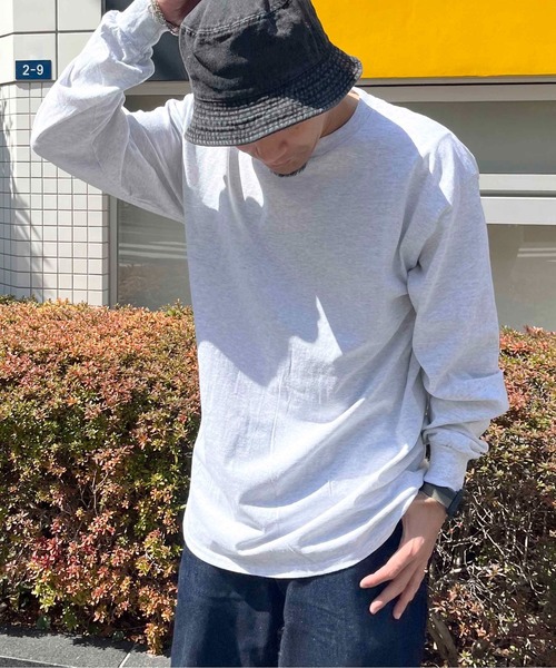 GILDAN（ギルダン）の「【GILDAN/ギルダン】6.0oz ロングスリーブ スーパービッグTシャツ2（Tシャツ/カットソー・メンズ・ダークグリーン/チョコ/ベージュ/ダークグレー/ライトグレー/ブルー系その他/マルーン/スモークグレー・L/3L/LL）」の17枚目の写真