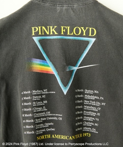 GOOD ROCK SPEED（グッドロックスピード）の「[GOOD ROCK SPEED/グッドロックスピード] 別注 PINK FLOYD ロックプリントTシャツ（Tシャツ/カットソー・レディース・チャコール・L/F/XL）」の20枚目の写真