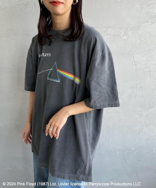 GOOD ROCK SPEED（グッドロックスピード）の「[GOOD ROCK SPEED/グッドロックスピード] 別注 PINK FLOYD ロックプリントTシャツ（Tシャツ/カットソー・レディース・チャコール・L/F/XL）」の2枚目の写真