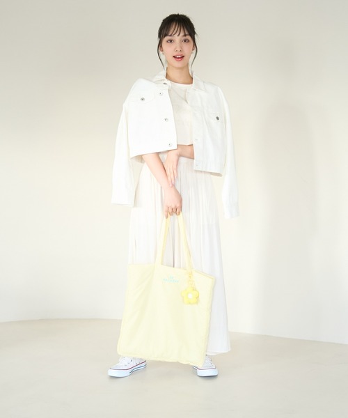 ROPE' PICNIC（ロペピクニック）の「RENU/マカロンカラーアソートロゴTシャツ（Tシャツ/カットソー・レディース・ベージュ系その他4/ピンク/オフホワイト/ベージュ/ブルー系その他4・38）」の18枚目の写真