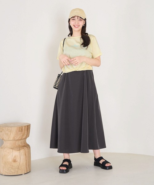 ROPE' PICNIC（ロペピクニック）の「RENU/マカロンカラーアソートロゴTシャツ（Tシャツ/カットソー・レディース・ベージュ系その他4/ピンク/オフホワイト/ベージュ/ブルー系その他4・38）」の11枚目の写真