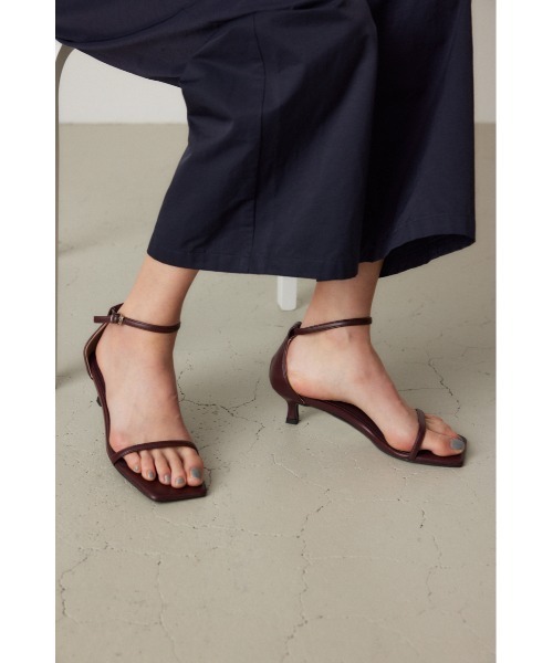 crie conforto（クリーコンフォルト）の「コードストラップヒールサンダル（サンダル・レディース・レッド/ブラック・SMALL/MEDIUM/LARGE/LL）」の12枚目の写真