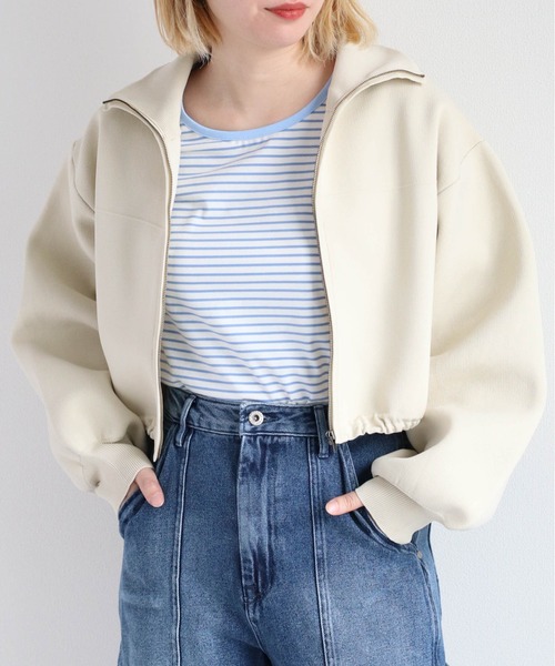 cepo(セポ)の「シンプルボーダーロンTee(Tシャツ/カットソー・レディース・ブラック/ブルー/オレンジ・M)」の18枚目の写真