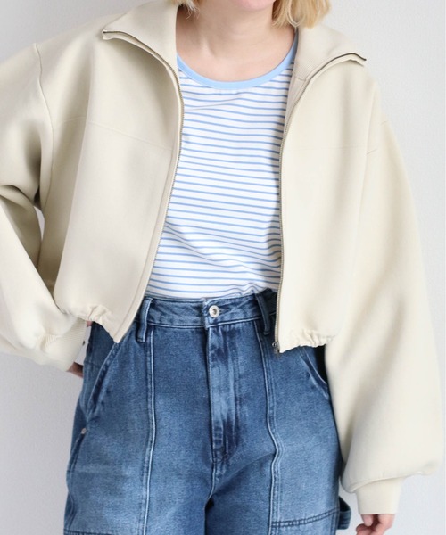 cepo(セポ)の「シンプルボーダーロンTee(Tシャツ/カットソー・レディース・ブラック/ブルー/オレンジ・M)」の19枚目の写真