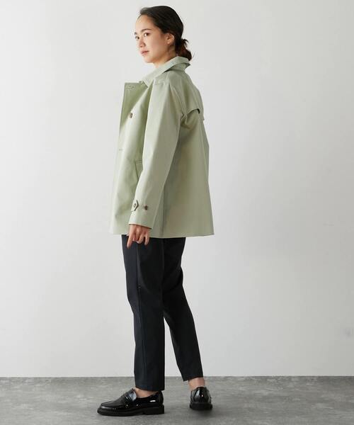 MELROSE claire（メルローズ クレール）の「丈感がポイント☆ショートトレンチコート（トレンチコート・レディース・ベージュ/ネイビー/イエロー/ミント・FREE）」の15枚目の写真