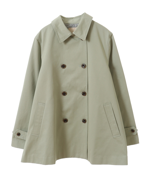 MELROSE claire（メルローズ クレール）の「丈感がポイント☆ショートトレンチコート（トレンチコート・レディース・ベージュ/ネイビー/イエロー/ミント・FREE）」の16枚目の写真