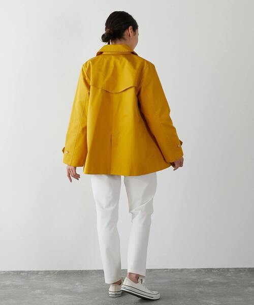 MELROSE claire（メルローズ クレール）の「丈感がポイント☆ショートトレンチコート（トレンチコート・レディース・ベージュ/ネイビー/イエロー/ミント・FREE）」の17枚目の写真