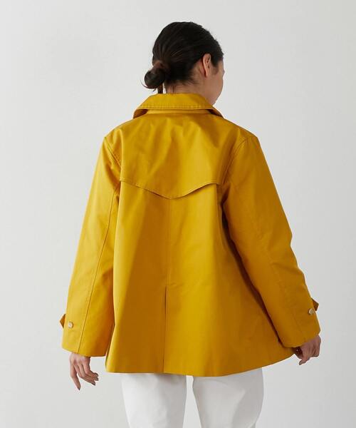 MELROSE claire（メルローズ クレール）の「丈感がポイント☆ショートトレンチコート（トレンチコート・レディース・ベージュ/ネイビー/イエロー/ミント・FREE）」の18枚目の写真