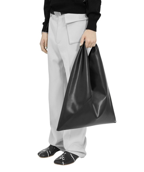 MM6 Maison Margiela(エムエムシックス メゾン マルジェラ)の「CLASSIC JAPANESE HANDBAG(ハンドバッグ・レディース・ブラック・ONE SIZE)」の6枚目の写真
