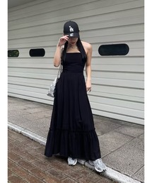 EVRIS | フリルショルダー3WAYロングワンピ－ス(ワンピース)