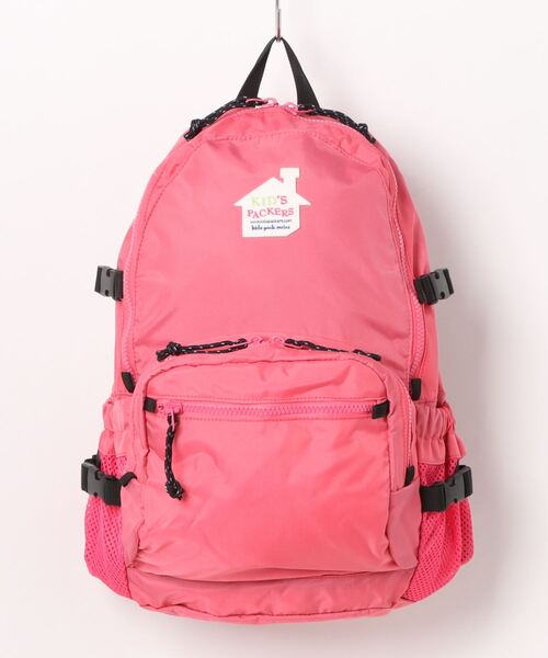 FREDRIK PACKERS(フレドリックパッカーズ)の「FREDRIK PACKERS / DAY PACK TIPI KIDS(バックパック/リュック・キッズ・ピンク/ブラック/オリーブ・ONESIZE)」の4枚目の写真