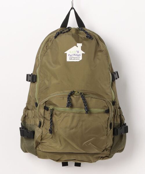 FREDRIK PACKERS(フレドリックパッカーズ)の「FREDRIK PACKERS / DAY PACK TIPI KIDS(バックパック/リュック・キッズ・ピンク/ブラック/オリーブ・ONESIZE)」の5枚目の写真
