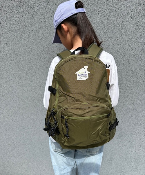 FREDRIK PACKERS(フレドリックパッカーズ)の「FREDRIK PACKERS / DAY PACK TIPI KIDS(バックパック/リュック・キッズ・ピンク/ブラック/オリーブ・ONESIZE)」の7枚目の写真