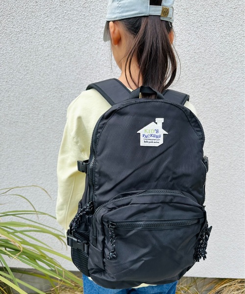 FREDRIK PACKERS(フレドリックパッカーズ)の「FREDRIK PACKERS / DAY PACK TIPI KIDS(バックパック/リュック・キッズ・ピンク/ブラック/オリーブ・ONESIZE)」の8枚目の写真