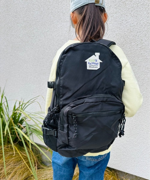 FREDRIK PACKERS(フレドリックパッカーズ)の「FREDRIK PACKERS / DAY PACK TIPI KIDS(バックパック/リュック・キッズ・ピンク/ブラック/オリーブ・ONESIZE)」の9枚目の写真