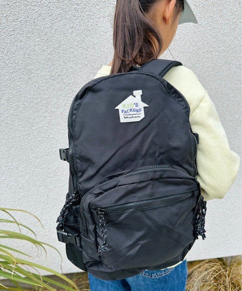 FREDRIK PACKERS(フレドリックパッカーズ)の「FREDRIK PACKERS / DAY PACK TIPI KIDS(バックパック/リュック・キッズ・ピンク/ブラック/オリーブ・ONESIZE)」の10枚目の写真