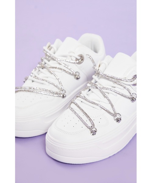 FOREVER 21（フォーエバー トゥエンティーワン）の「厚底シンプルスニーカー（スニーカー・レディース・ホワイト・23.0cm/24.0cm/25.0cm）」の7枚目の写真