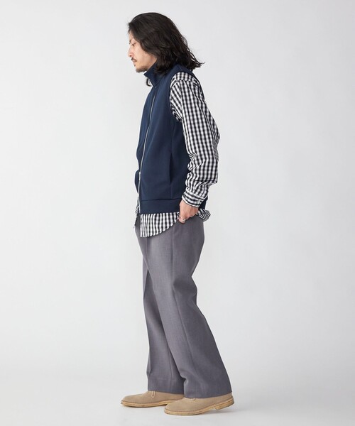 SHIPS（シップス）の「SHIPS: クォーターゲージ ハイジップ ベスト（ベスト・メンズ・チャコールグレー/イエロー系その他2/ネイビー・MEDIUM/LARGE）」の8枚目の写真