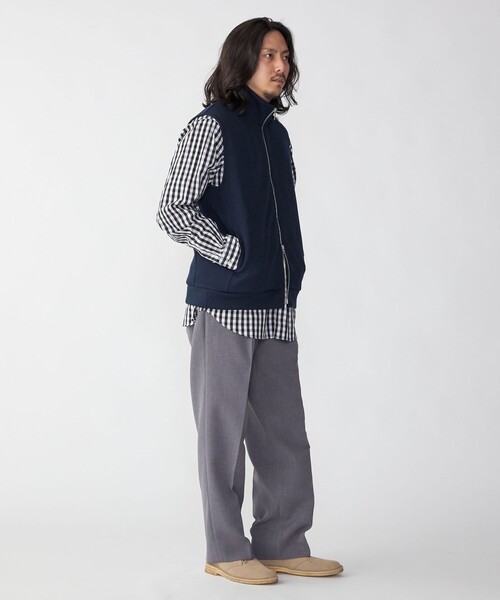 SHIPS（シップス）の「SHIPS: クォーターゲージ ハイジップ ベスト（ベスト・メンズ・チャコールグレー/イエロー系その他2/ネイビー・MEDIUM/LARGE）」の11枚目の写真