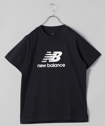 限定展開 New Balance/ニューバランス Stacked Logo ショートスリーブTシャツ  / MT41502