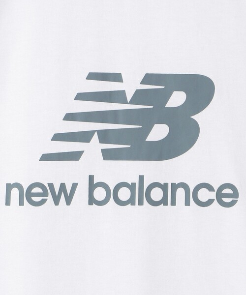 NEW BALANCE（ニューバランス）の「限定展開 New Balance/ニューバランス Stacked Logo ショートスリーブTシャツ  / MT41502（Tシャツ/カットソー・メンズ・ブラック/グレー/ホワイト/ネイビー・XX-LARGE/X-LARGE/LARGE/MEDIUM）」の8枚目の写真