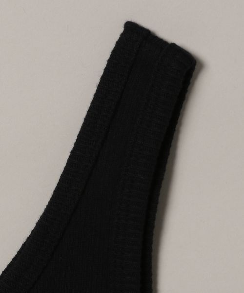 JEANASIS(ジーナシス)の「サスティナブル2WAYリブクロップドタンク/113329(タンクトップ・レディース・ブルー系その他/ブラック系その他/ホワイト/ブラック・FREE)」の14枚目の写真