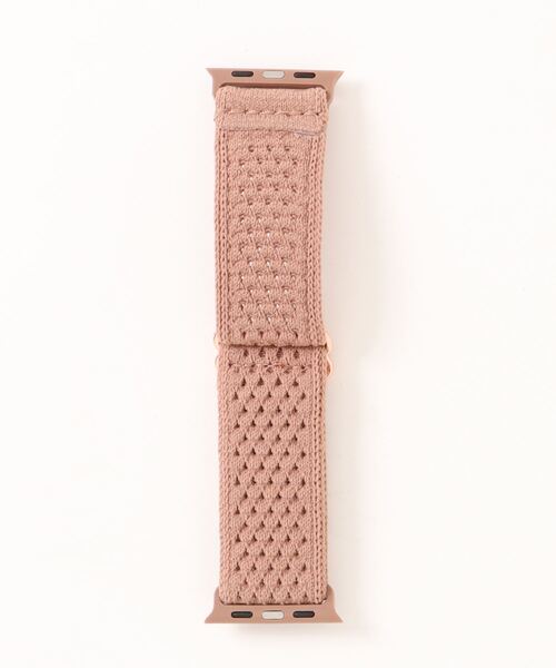 emonique（エモニーク）の「ナイロン編み FABRIC Apple Watch バンド スマートウォッチバンド【38/40/41/42/44/45/49mm対応】（デジタル腕時計・レディース・スモークピンク/オフホワイト/ブラック/アーミー/パープル系その他/ダークグレー/モスグリーン・42/38）」の12枚目の写真