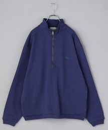 ビッグサイズ LLBean エルエルビーン ハーフジップスウェット バーガンディ L.L.Bean パーカー エアーライト・ニット・ハーフジップ